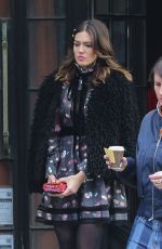 MANDY MOORE Leaves Her Hotel in New York 02/18/2917