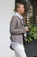 MARIA SHARAPOVA at a Hair Salon in Los Angeles 02/07/2017