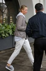 MARIA SHARAPOVA at a Hair Salon in Los Angeles 02/07/2017