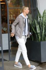 MARIA SHARAPOVA at a Hair Salon in Los Angeles 02/07/2017