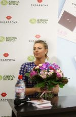 MARIA SHARAPOVA Promotes New Sugarpova Chocolates at Supermarket in Moscow 02/01/2017