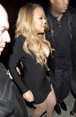 MARIAH CAREY at Catch LA in West Hollywood 02/04/2017