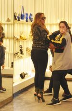 MARIAH CAREY Shoping for Shoes in Los Angeles 02/18/2017