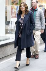 MARISKA HARGITAY Leaves Today Show in New York 02/08/2017