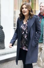 MARISKA HARGITAY Leaves Today Show in New York 02/08/2017