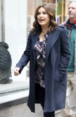 MARISKA HARGITAY Leaves Today Show in New York 02/08/2017