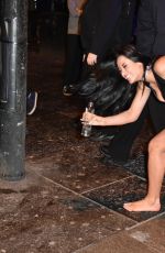 MARNIE SIMPSON on the Set of Geordie Shore at Ttuptup Palace in Newcastle 02/16/2017