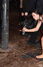 MARNIE SIMPSON on the Set of Geordie Shore at Ttuptup Palace in Newcastle 02/16/2017