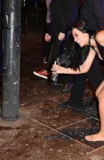 MARNIE SIMPSON on the Set of Geordie Shore at Ttuptup Palace in Newcastle 02/16/2017