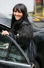 MARTINE MCCUTCHEON Leaves ITV Studios in London 02/10/2017