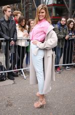 MARYNA LINCHUK at Topshop Unique Show in London 02/19/2017