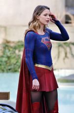 MELISSA BENOIST on the Set of 