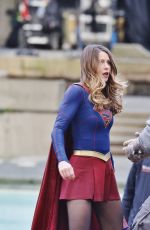 MELISSA BENOIST on the Set of 
