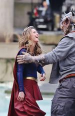 MELISSA BENOIST on the Set of 