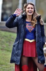 MELISSA BENOIST on the Set of 