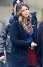 MELISSA BENOIST on the Set of 