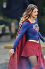 MELISSA BENOIST on the Set of 