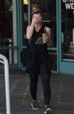 MENA SUVARI Heading to a Gym in West Hollywood 02/14/2017