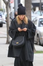 MENA SUVARI Out Shopping in Beverly Hills 02/21/2017