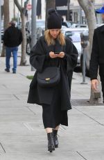 MENA SUVARI Out Shopping in Beverly Hills 02/21/2017