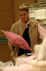 MICHELLE HUNZIKER Out Shopping in Milan 02/03/2017