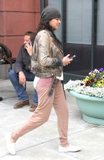 MICHELLE RODRIGUEZ Arrives at Anastasia Beverly Hills 02/21/2017