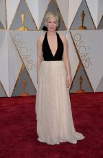 MICHELLE WILLIAMS at 89th Annual Academy Awards in Hollywood 02/26/2017