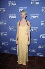 MICHELLE WILLIAMS at Cinema Vanguard Award at 32nd Santa Barbara International Film Festival in Santa Barbara 02/05/2017