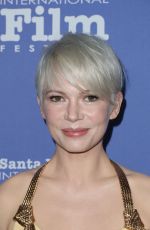 MICHELLE WILLIAMS at Cinema Vanguard Award at 32nd Santa Barbara International Film Festival in Santa Barbara 02/05/2017