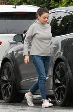 MILA KUNIS Out and About in Studio City 02/06/2017