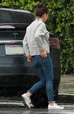 MILA KUNIS Out and About in Studio City 02/06/2017