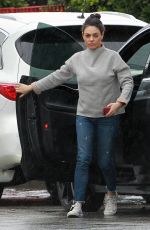 MILA KUNIS Out and About in Studio City 02/06/2017