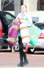 MILEY CYRUS Out and About in Malibu 02/05/2017