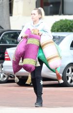 MILEY CYRUS Out and About in Malibu 02/05/2017