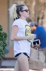 MILEY CYRUS Out in Malibu 02/12/2017