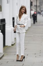 MILLIE MACKINTOSH on the Set of a Photoshoot in Chelsea 02/21/2017