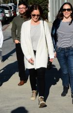 MINKA  KELLY at United Talent Agency Voices Rally in Los Angeles 02/24/2017