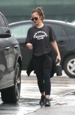 MINKA KELLY Leaves a Gym in West Hollywood 02/03/2017