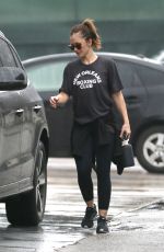 MINKA KELLY Leaves a Gym in West Hollywood 02/03/2017