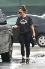 MINKA KELLY Leaves a Gym in West Hollywood 02/03/2017
