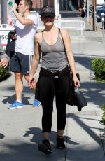 MINKA KELLY Leaves a Gym in West Hollywood 02/12/2017