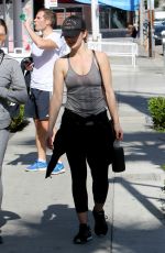 MINKA KELLY Leaves a Gym in West Hollywood 02/12/2017