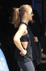 MINKA KELLY Leaves a Gym in West Hollywood 02/27/2017