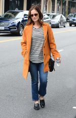 MINKA KELLY Leaves an Office Building in Beverly Hills 02/21/2017