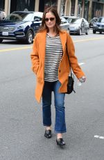 MINKA KELLY Leaves an Office Building in Beverly Hills 02/21/2017