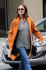 MINKA KELLY Leaves an Office Building in Beverly Hills 02/21/2017