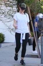 MINKA KELLY Leaves Rise Nation Gym in Los Angeles 02/23/2017