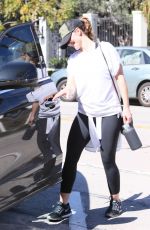 MINKA KELLY Leaves Rise Nation Gym in Los Angeles 02/23/2017
