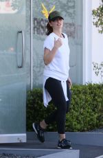 MINKA KELLY Leaves Rise Nation Gym in Los Angeles 02/23/2017