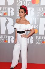 MYLEENE KLASS at Brit Awards 2017 in London 02/22/2017